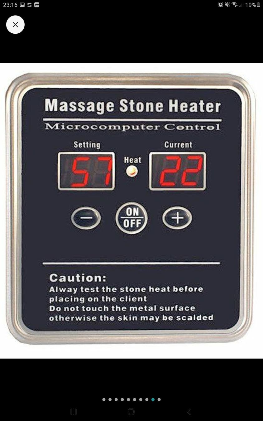 Dispositivi per massaggi: Hot Stone Heater !!! TopAngebot !!! – Nuovo (secondo la descrizione) da Römerswil LU venduto da Siam20 4