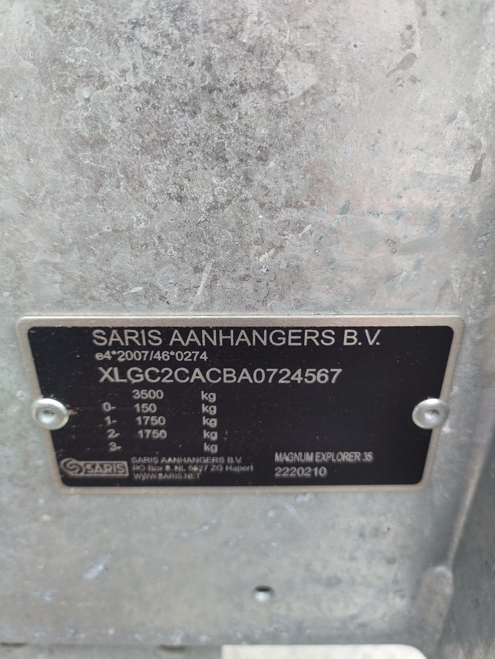 Saris Rimorchi: Baumaschinen Transportanhänger – Usato da Thusis venduto da MG85 8