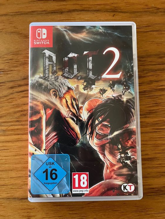 Jeu Attack On Titan 2 (A.O.T. 2) Sur Nintendo Switch - Version PAL Française - Très Bon état Complet