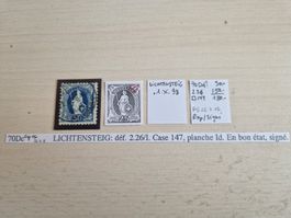Stehende 70D, signiert, Top Plattenfehler 2.26/I, ab 1.-