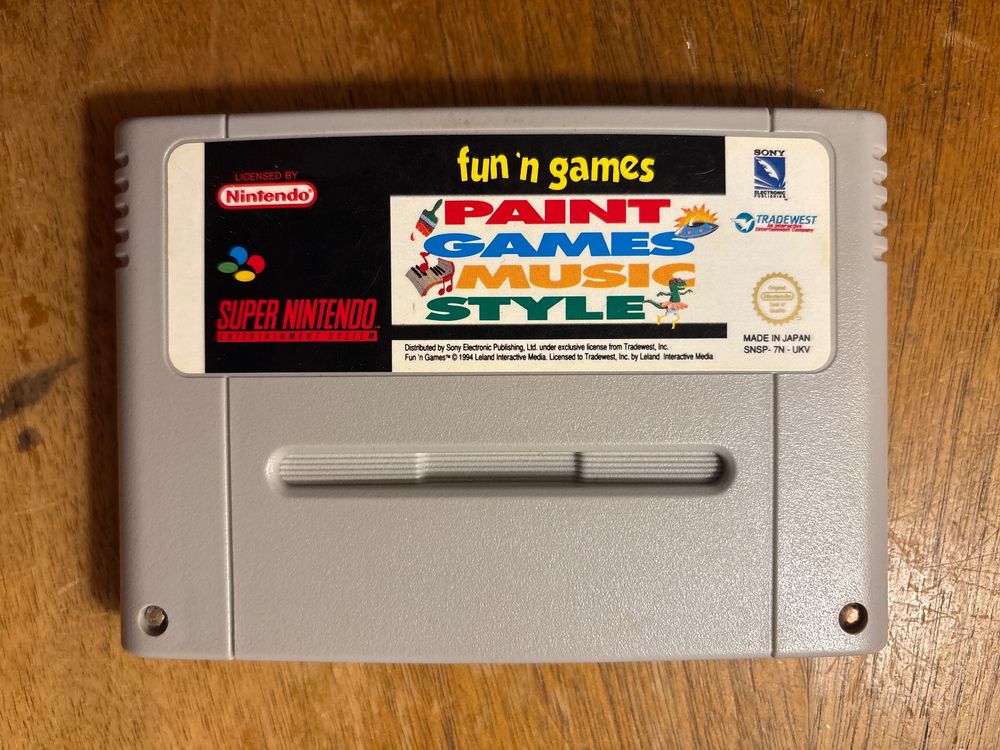 FUN‘N GAMES - Super Nintendo SNES (Gebraucht) in Zürich für CHF 8 – mit ...