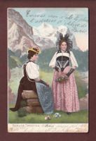 BERN - Frau - Tracht - 1905 // Falte //