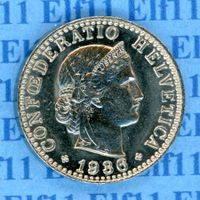 CHF___0.20 1936 stgl * nigelnagelneu! 20 Rappen