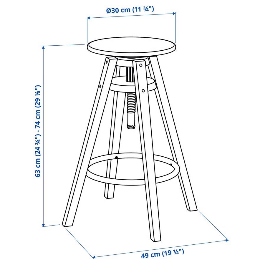 Ikea Tabourets: Tabouret de bar, IKEA – D'occasion à Genève par yul_jpr7 3
