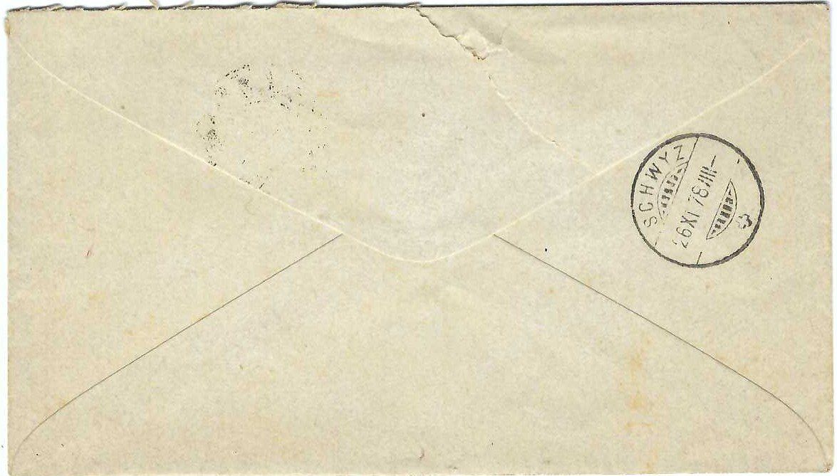 Tutti i francobolli: Muotathal, Tüblibrief, 1876 – Usato da Bürglen UR venduto da Tellbike 1
