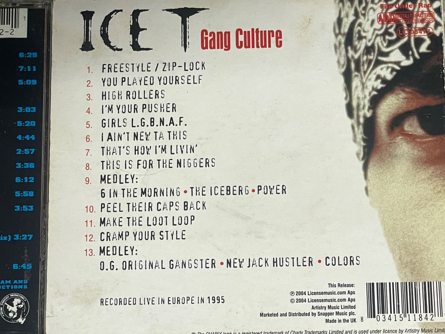 CDs: Ice-T – Gebraucht aus Muri b. Bern von AdidasCollector 3