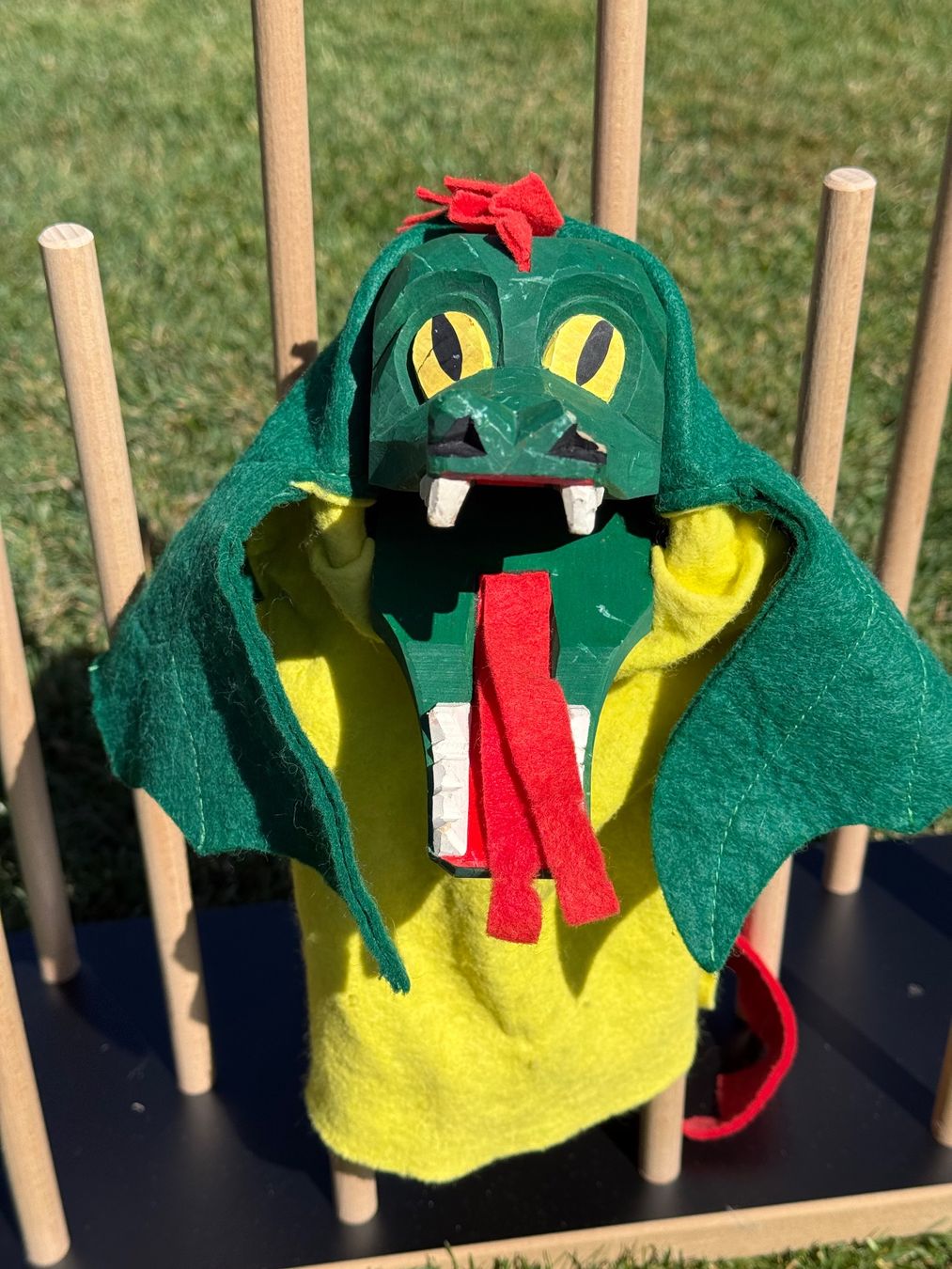 Figuren: Handpuppe Drache von Lotte Sivers – Neu (gemäss Beschreibung) aus Zumikon von Gerumjo