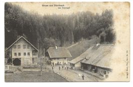 Gruss aus Dürrbach - Gurnigel (BE) Bauernhof Riggisberg 1905
