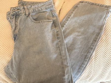 Mom Jeans hellblau Grösse 38 