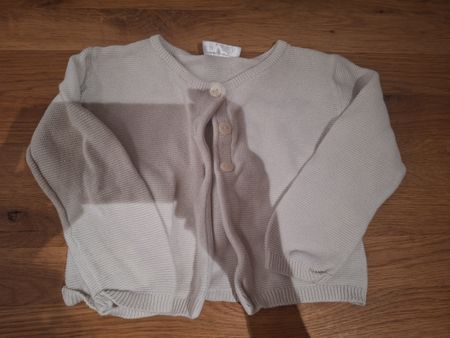 Strickjacke Kinder weiss