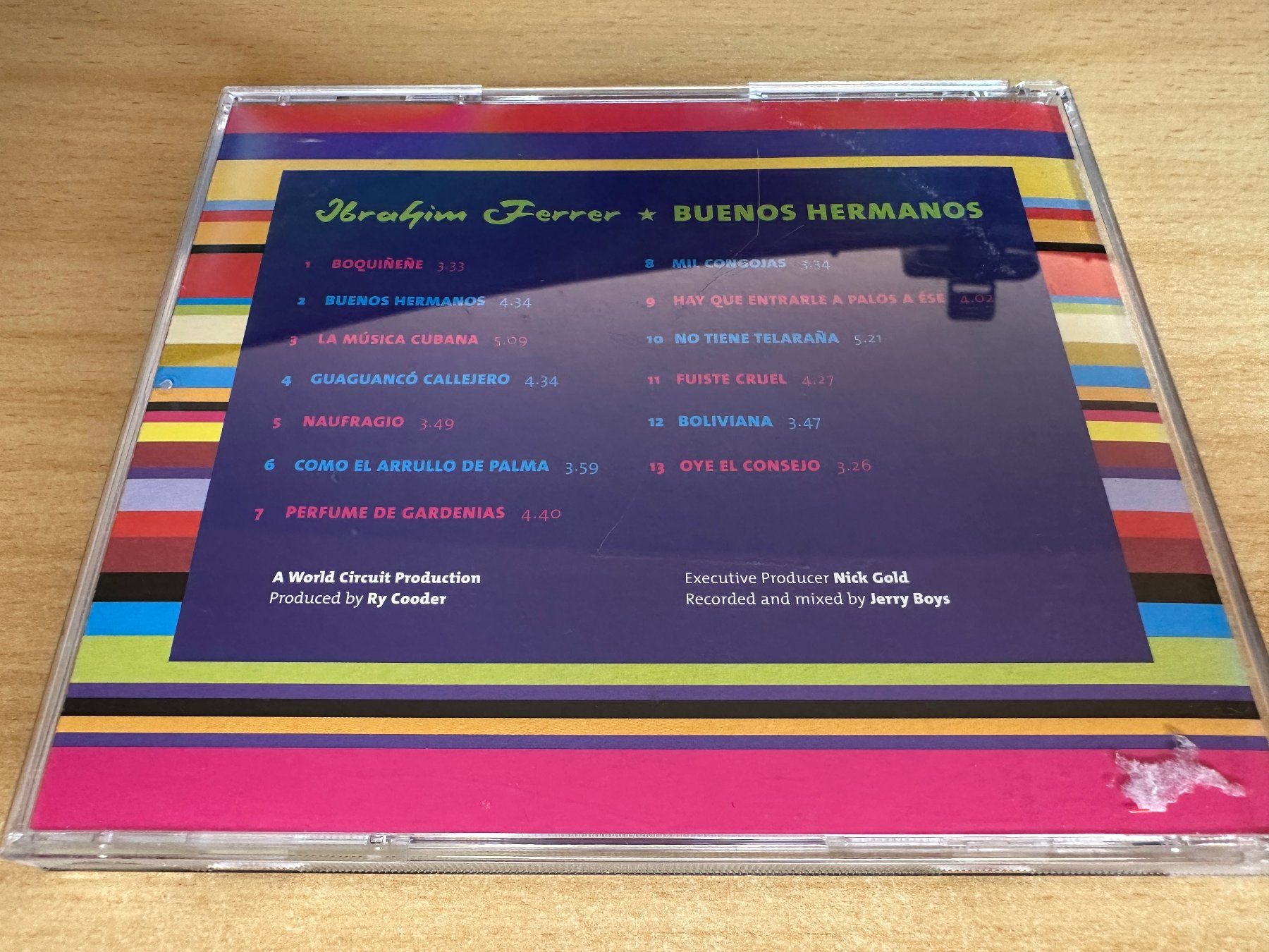 CD: E5 Ibrahim Ferrer – Buenos Hermanos – Usato da Rikon im Tösstal venduto da Alpenmutz 1