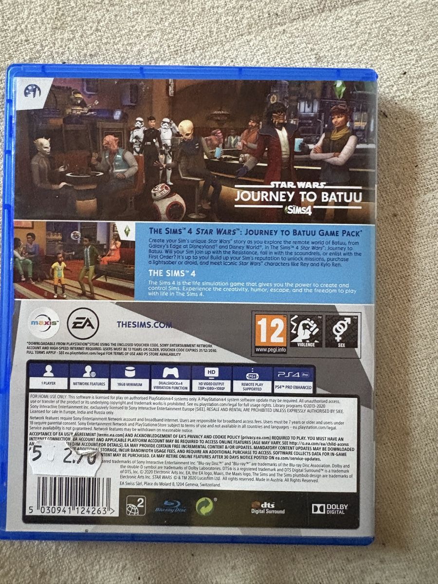 Giochi: The Sims 4 Star Wars Journey to Batuu Bundle PS4 – Usato da aarwangen venduto da mikemog 2