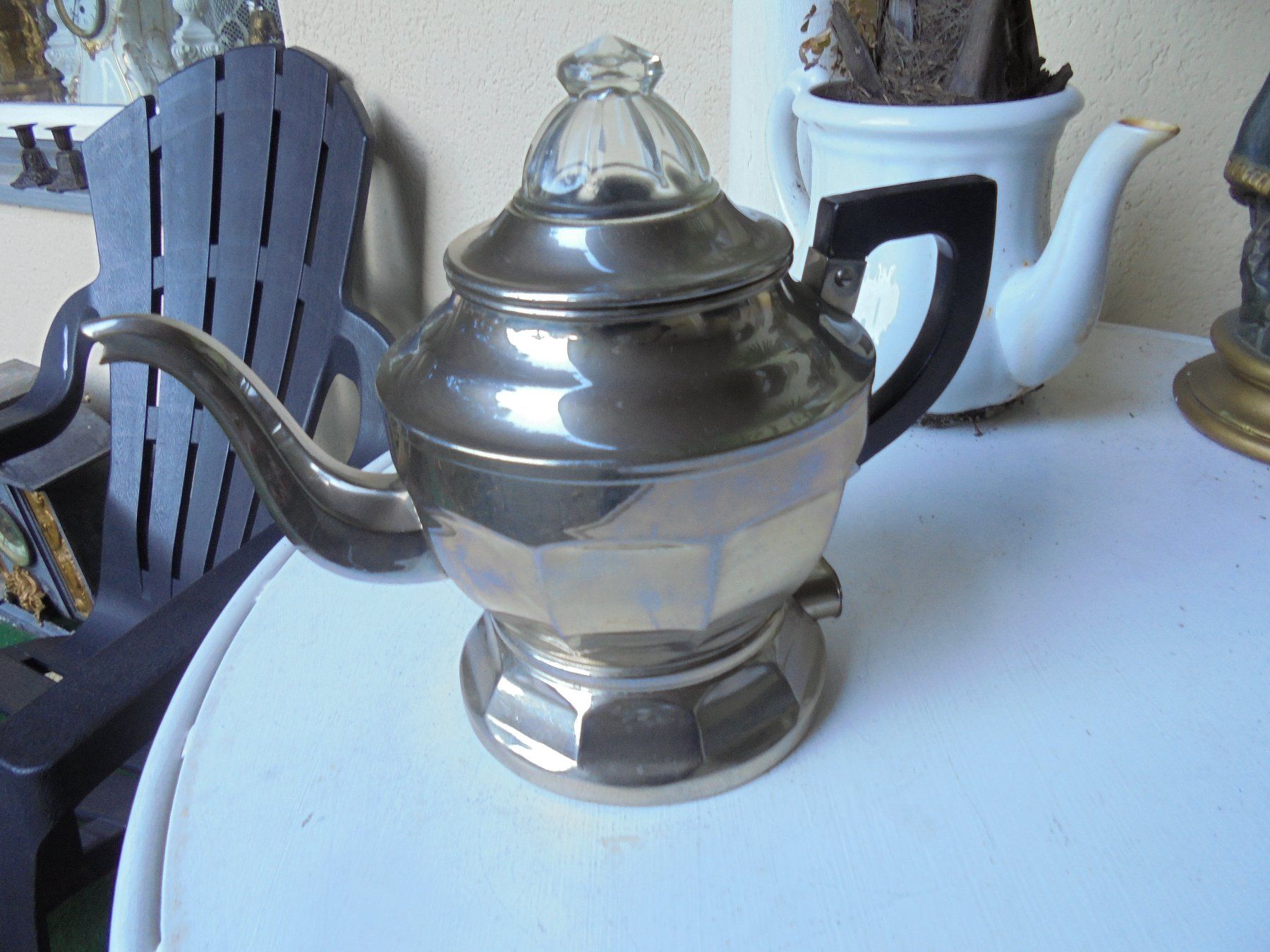 Teekannen: Antiker elektrischer Wasserkocer, ca. 1940 – Gebraucht aus Camorino von Hunpete 3