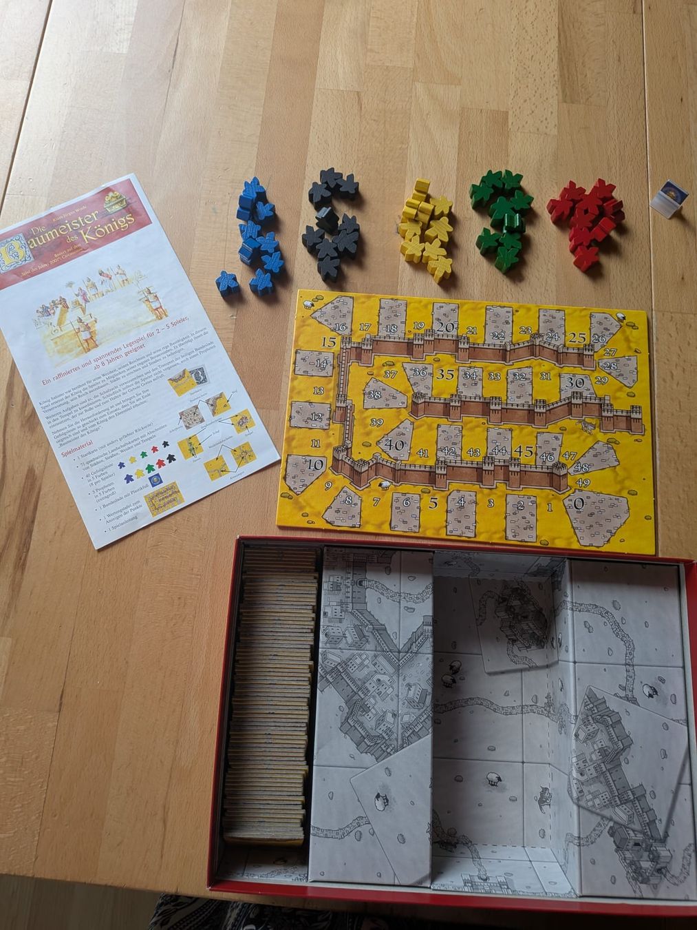 Giochi: Die Baumeister des Königs - Brettspiel – Usato da Ettiswil venduto da beekeper13 2