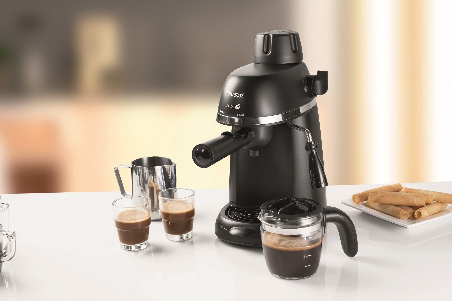 Macchine per caffè & Macchine per espresso: Bestron Espressomaschine 3.5Bar Espressoautmat – Nuovo e nell'imballaggio originale da Schaffhausen venduto da Spezialist 8