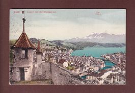 LUZERN von der Musegg aus - 1909