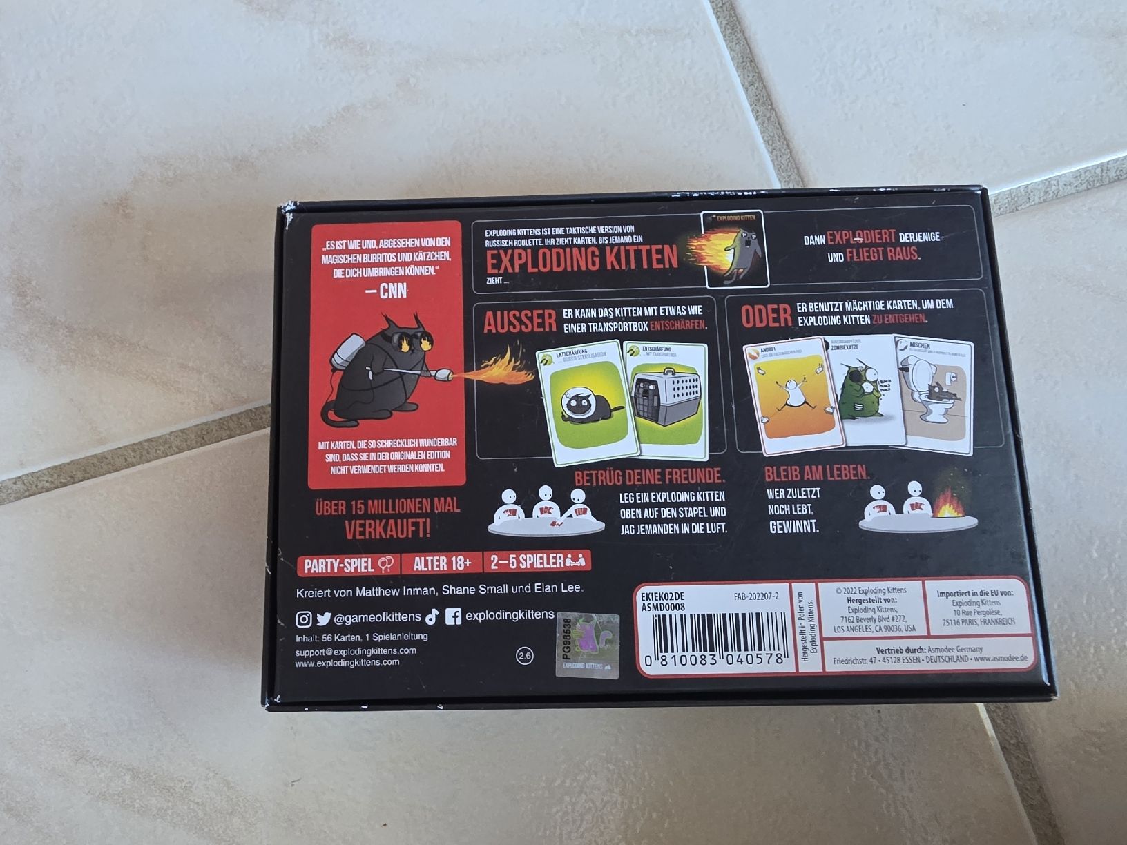 Spiele: Exploding Kittens NSFW Edition Kartenspiel ab 18 Jahre – Neu (gemäss Beschreibung) aus Niedermuhlern von goe_l7fc 2