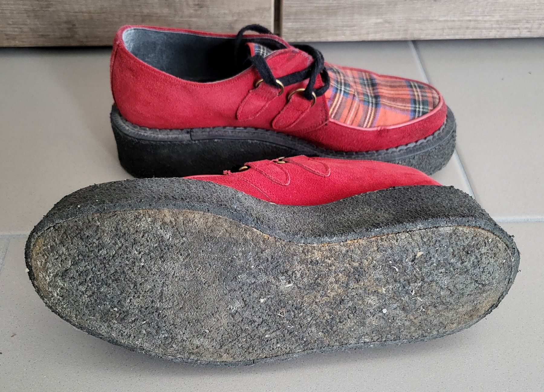 Scarpe da uomo: Rockabilly Teddy Schuhe Gr 41 – Usato da Weinfelden venduto da Zebi22 2