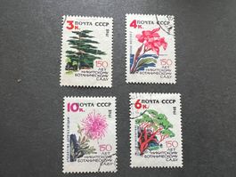 RUSSIA 1962 Botanical Garden Serie  gest. (E77)