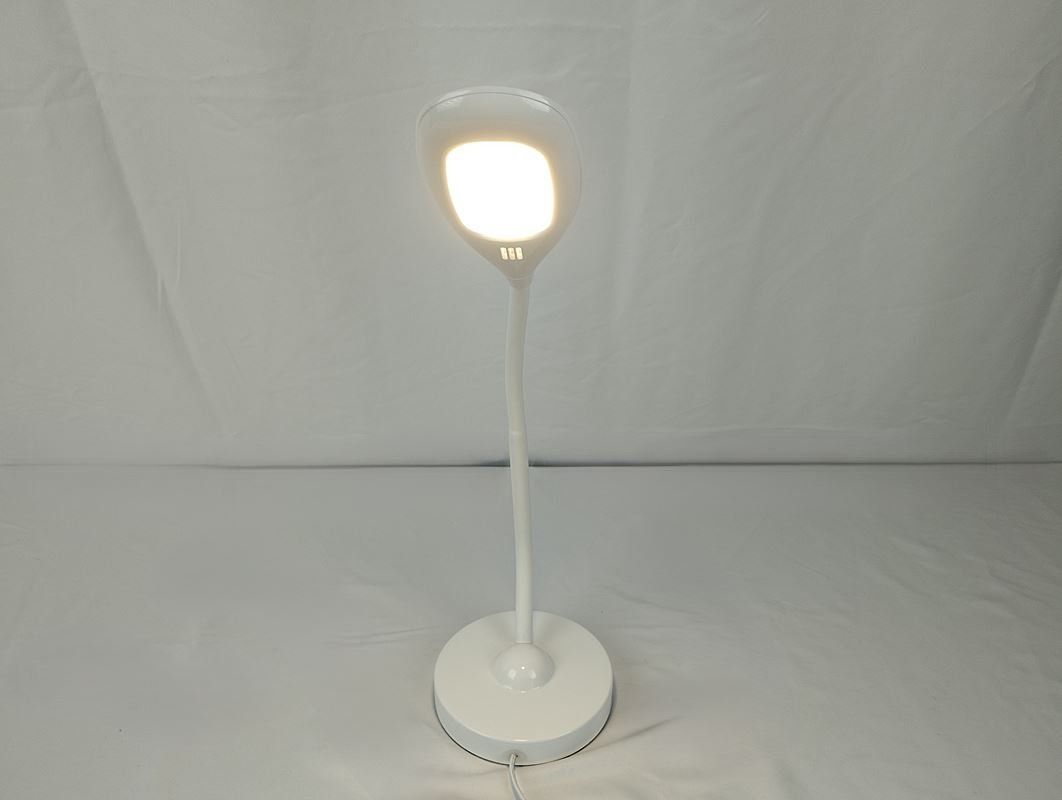 Lampade: EDI Light LED-Tischlampe weiss dimmbar – Usato da Schübelbach venduto da Restwert_Schubelbach 4
