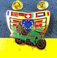 HONDA GOLDWING GOLD 2NÄGEL-PIN ENAMEL EUROPA