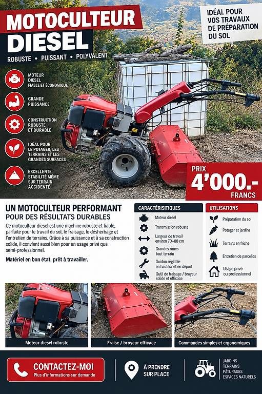 Tutte le macchine: motoculteur – Nuovo e nell'imballaggio originale da Sion venduto da gra_lj2v