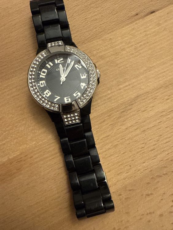 Guess Sol Montre Femme Multifonction Acier Doré Et Strass Gw0483l2 | Rakuten