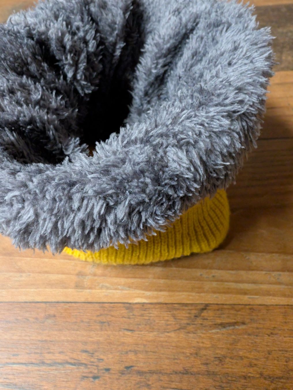 Foulard & Sciarpe: Winter Strickschlauch mit Fleecefutter, Gelb/Grau, Neu! – Usato da Neuenhof venduto da mlw_w98j 1