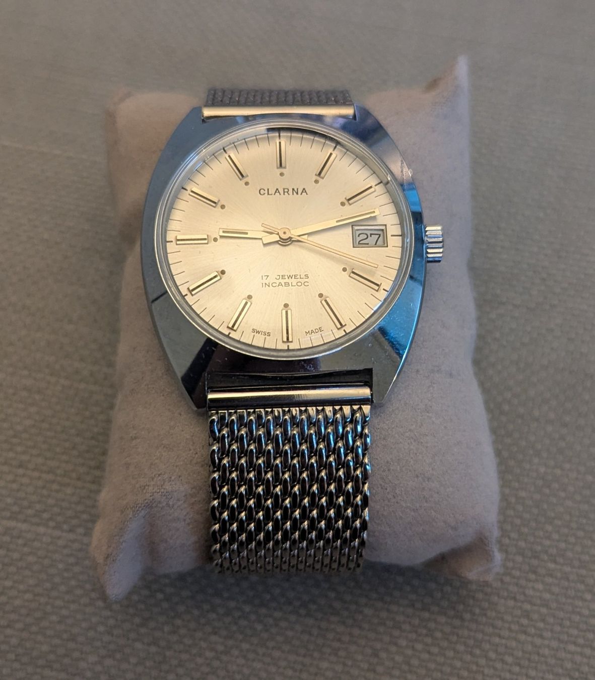 Swiss Orologi: Clarna Handaufzug NOS – Usato da bitsch venduto da Orjo 1