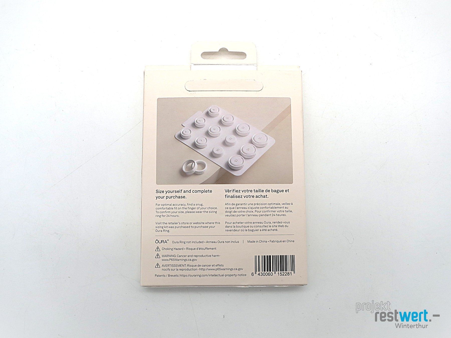 Oura Bagues: OURA Grössen Kit Ring 4 – Neuf (Voir description) à Winterthur par Restwert_Winterthur 2