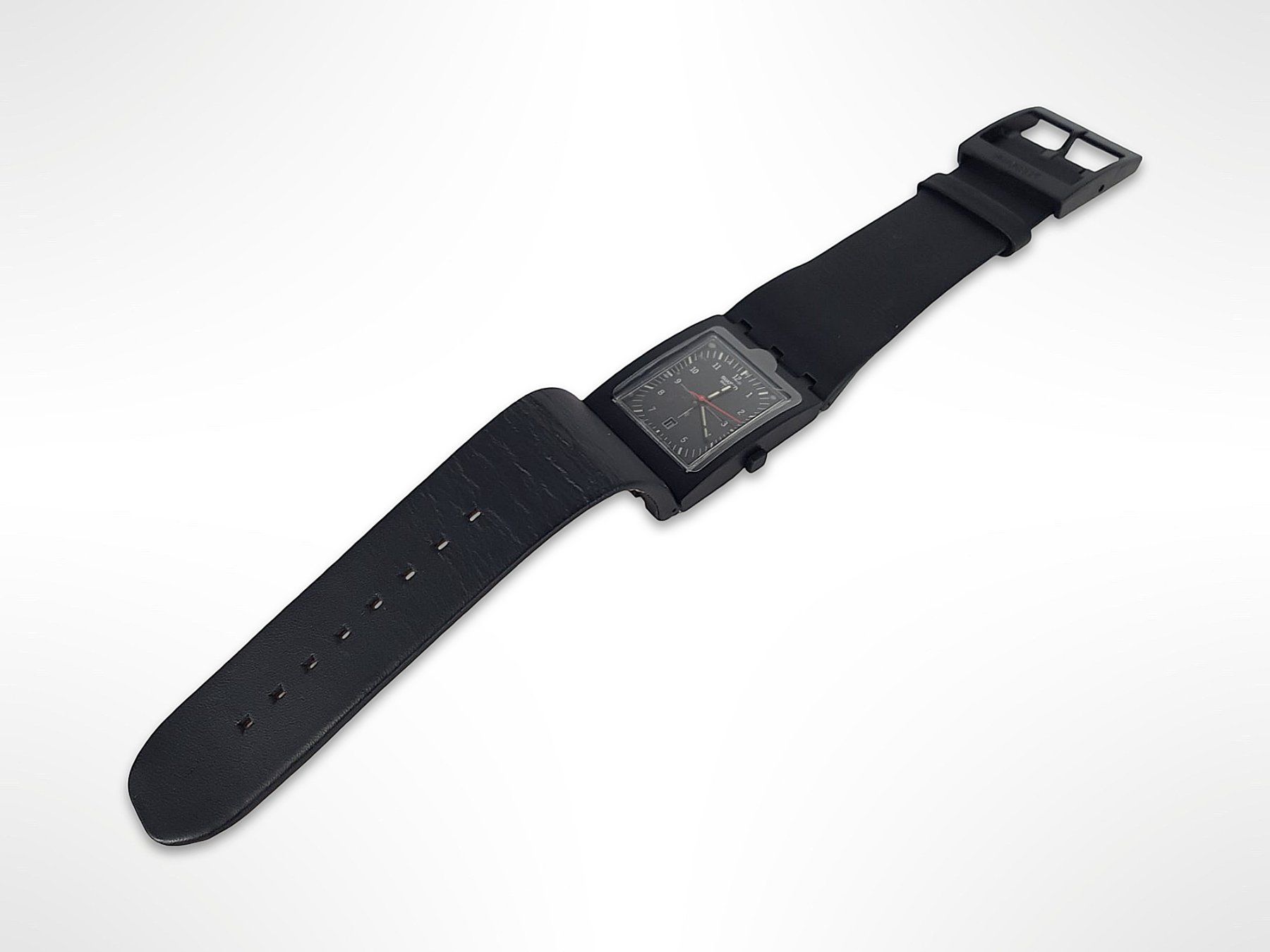 Swatch Orologi: SWATCH Armbanduhr schwarz – Usato da Suhr venduto da Restwert_Suhr