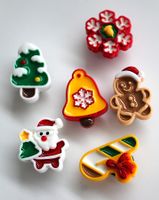 Weihnachts--Schuh-Anhänger-Set für Clogs, Crocs & Sandalen