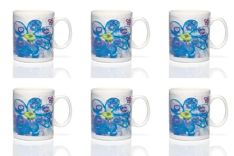 Tazze: PAVA more flowers-blue 6 Stk. Becher – Nuovo e nell'imballaggio originale da Wettingen venduto da kochshop