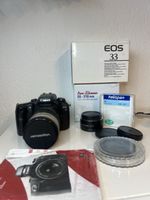 Canon EOS 33 argentique avec objectifs Voigtländer