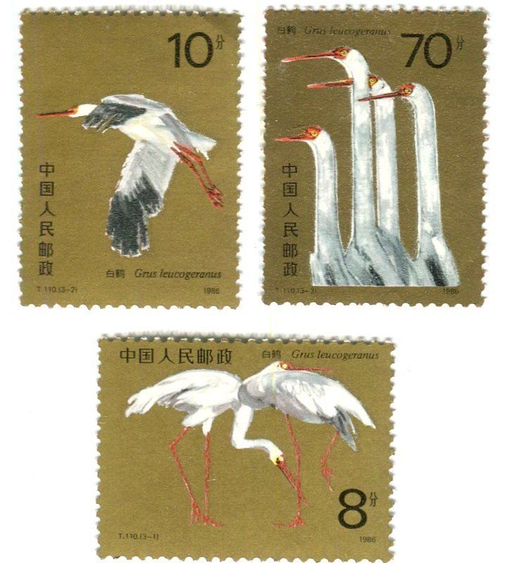 Alle Briefmarken: Briefmarken "Nonnenkranich". China – Neu und originalverpackt aus Basel von Butsch5