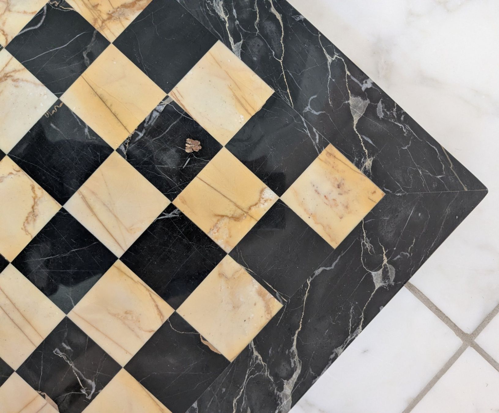 Giochi: Schachbrett aus Marmor 48cm – Usato da Giffers venduto da agu25 2