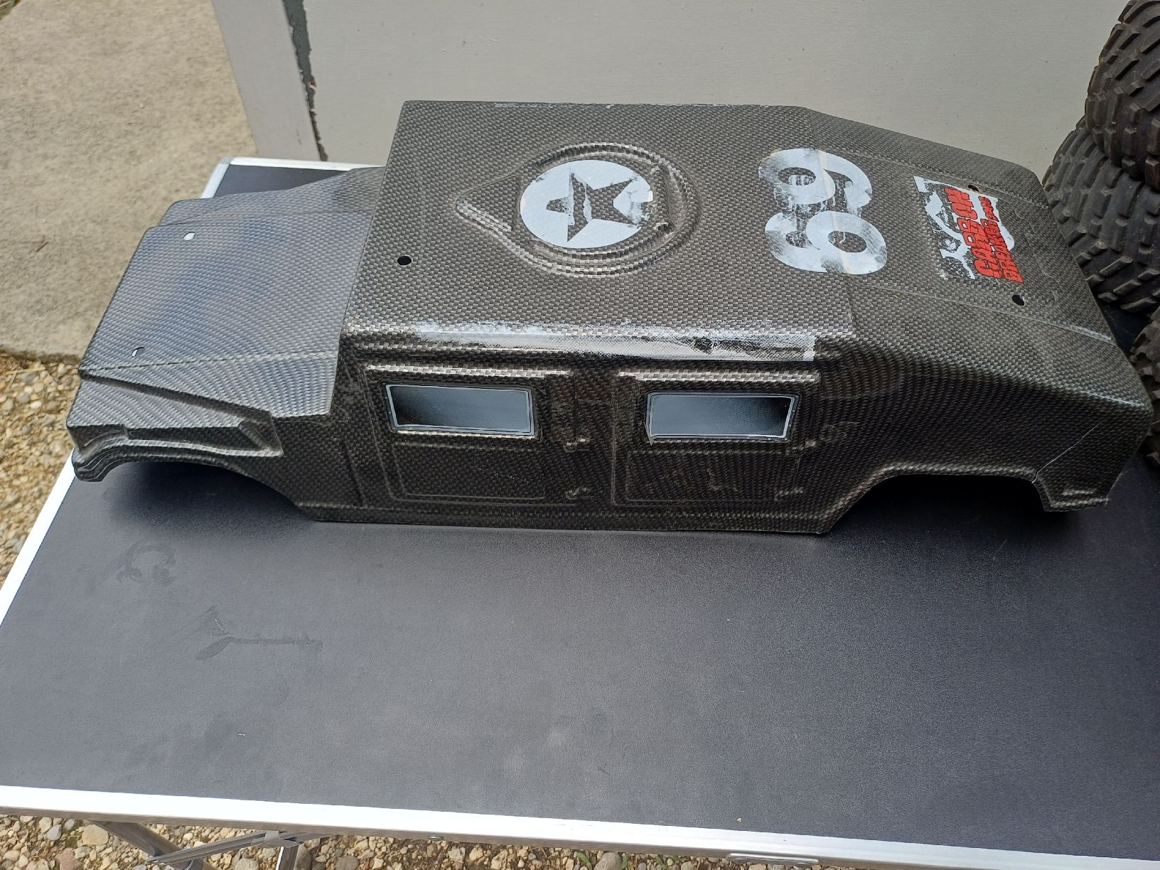 RC Modellbau: RC Car Haube und 4 Räder – Defekt aus Wangenried von Recycler94 2