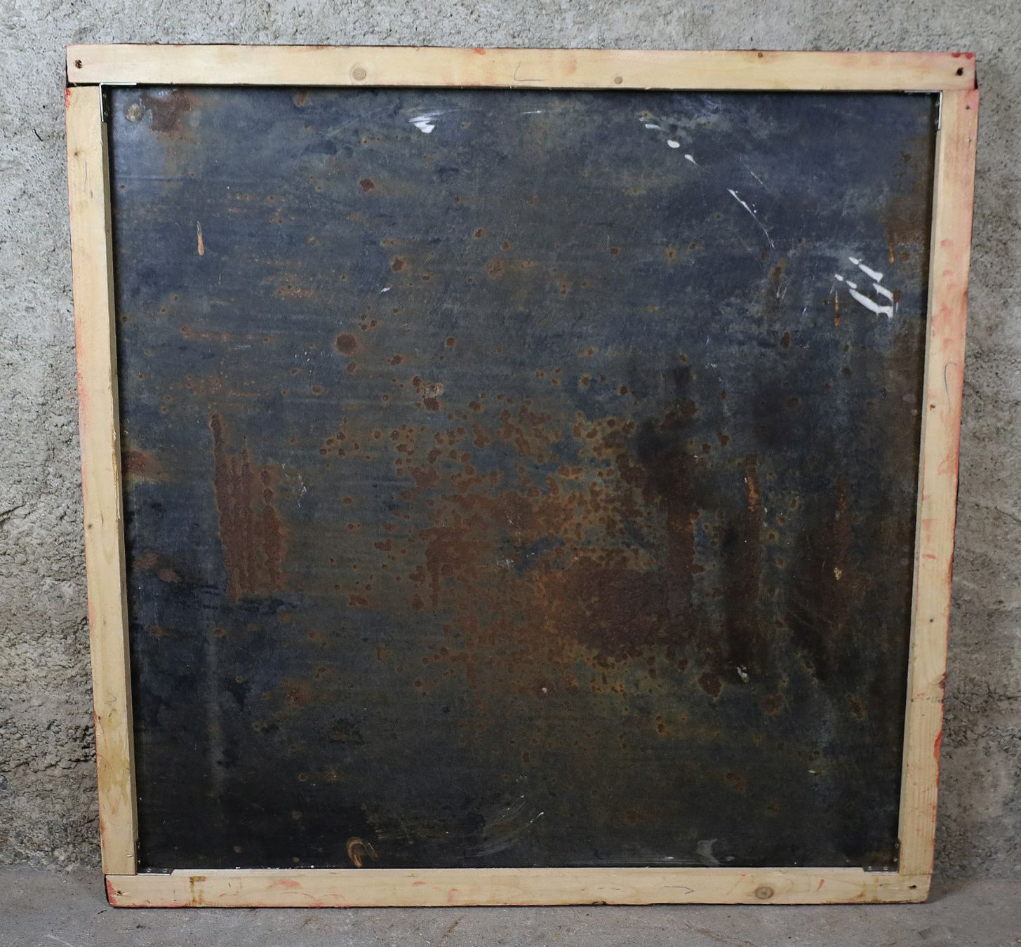 Esso Insegne: Emailschild "Esso" ca. 1 m x 1 m – Usato da Birrwil venduto da brandschatz_birrwil 7