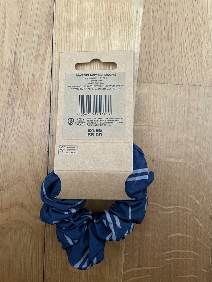 Accessori per capelli: Harry Potter Ravenclaw Scrunchie – Nuovo e nell'imballaggio originale da Zürich venduto da sezamki 1