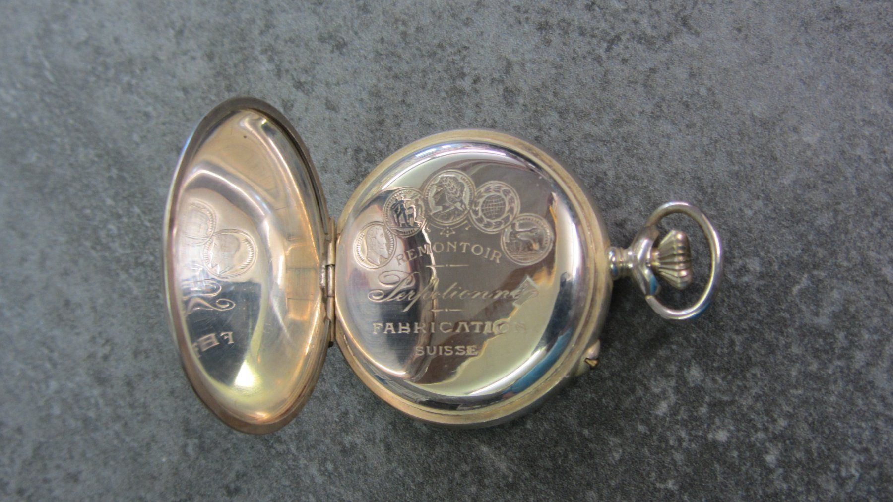 Orologi: Taschenuhr LADO Sprungdeckel ,,Roskopf,, – Usato da Hölstein venduto da niala06 1