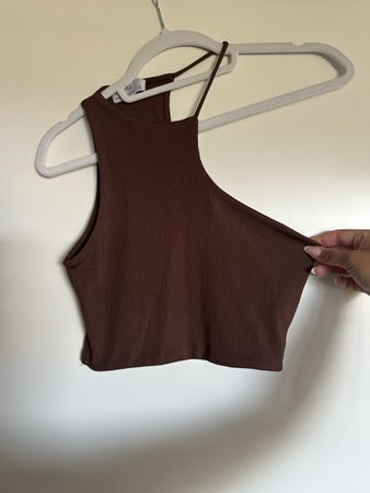 Bershka Damen Top braun Grösse M neuwertig