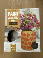 DIY-Malset: Vase mit Erdbeermotiv zum Bemalen, NEU
