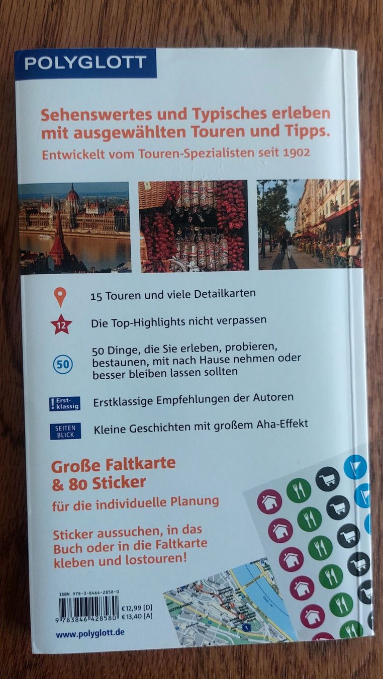 Libri: Budapest Reiseführer Polyglott – Nuovo (secondo la descrizione) da Aarau Rohr venduto da meeruisland 2