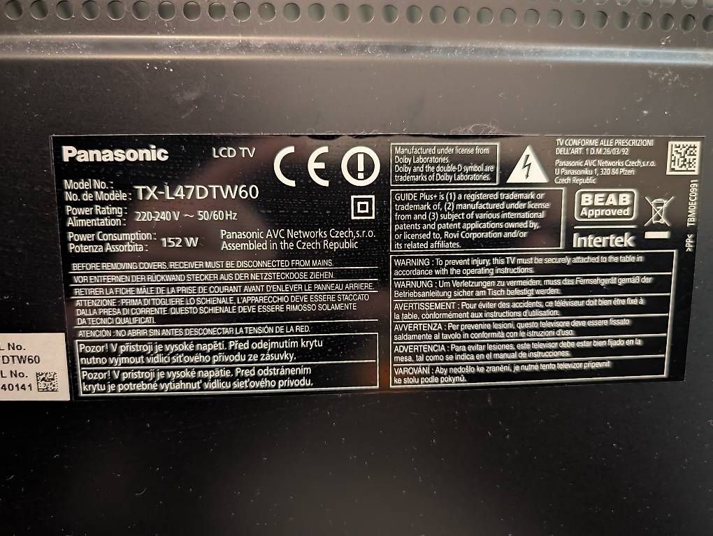 Televisori: PANASONIC LED SMART TV 44 Zoll  – Usato da Krauchthal venduto da Queiser 2