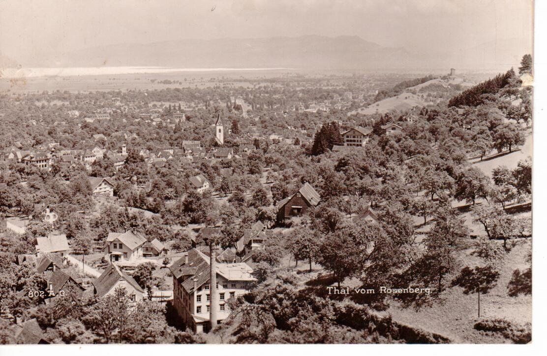 Cartoline postali: Thal vom Rosenberg aus – Usato da Wolhusen venduto da Curver9