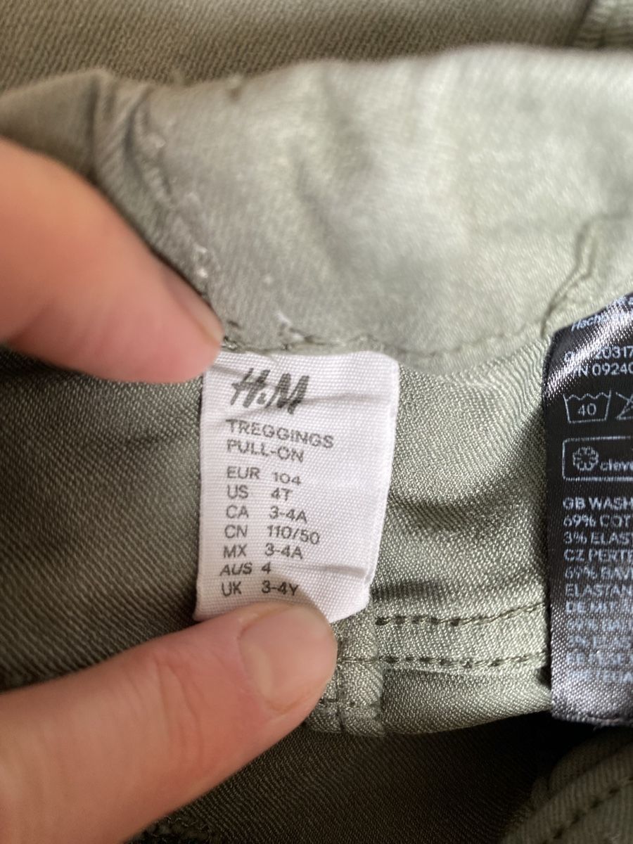 H&M Calze & Collant: Leggings H&M 104 khaki – Usato da Zürich venduto da Mariaov 2