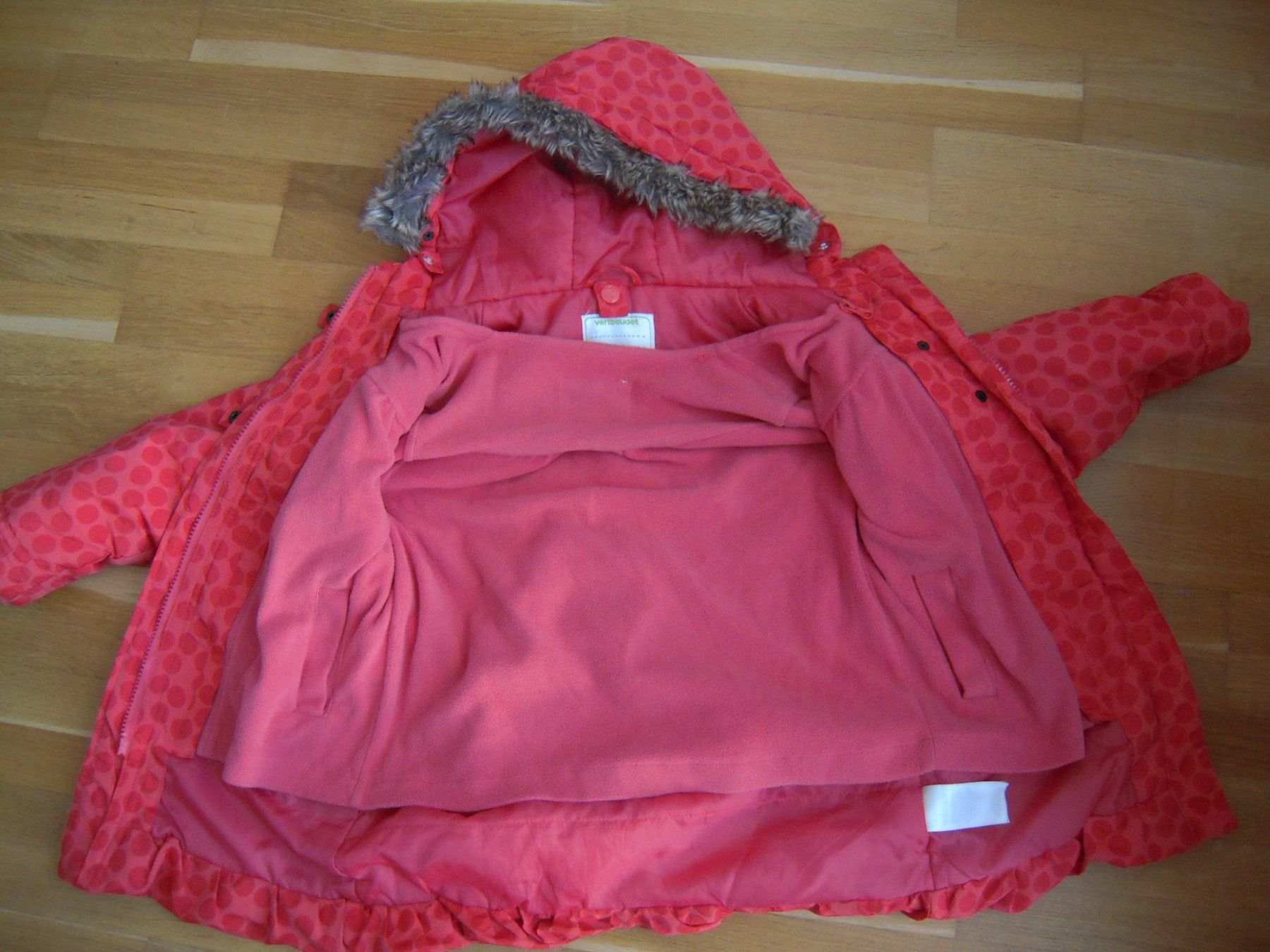 Vertbaudet Jacken & Mäntel: Mädchen Parka / Jacke Herbst / Winter Gr 110 116 Vertbaudet – Neu (gemäss Beschreibung) aus Uzwil von visions77 1