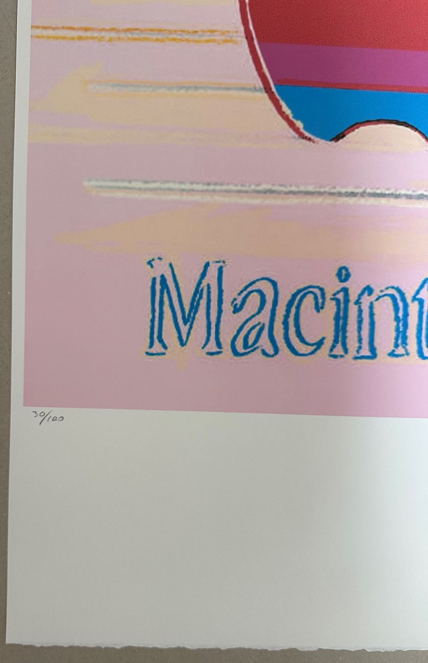 Gemälde: Warhol: Macintosh, POP Art, 30/100 – Neu (gemäss Beschreibung) aus Meilen von Smgdesign 1