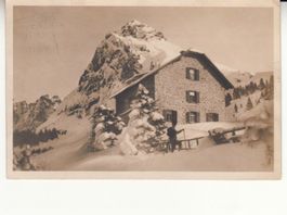 Fronalp 1928 mit Bahnstempel Näfels-Mollis