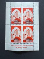 Militärmarke ungelaufen Festung Sargans Viererblock * (4490)